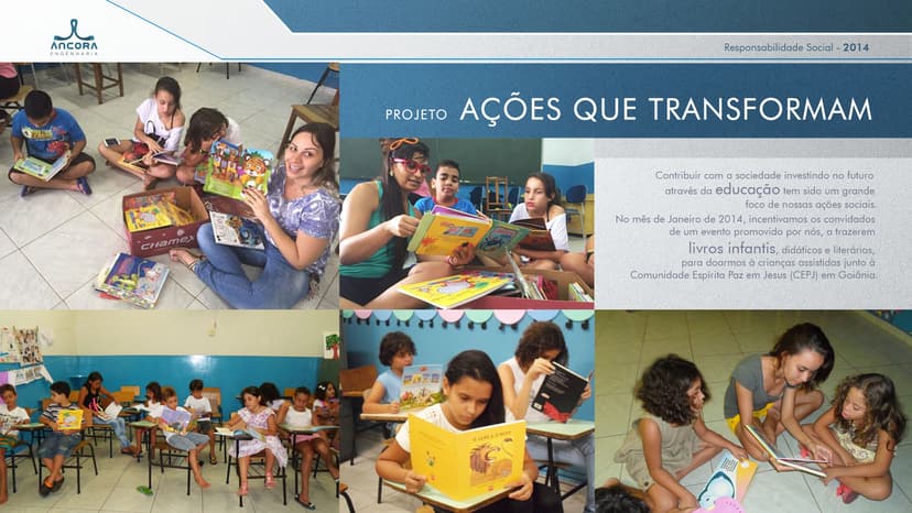 Ações que Transformam – Doação de Livros